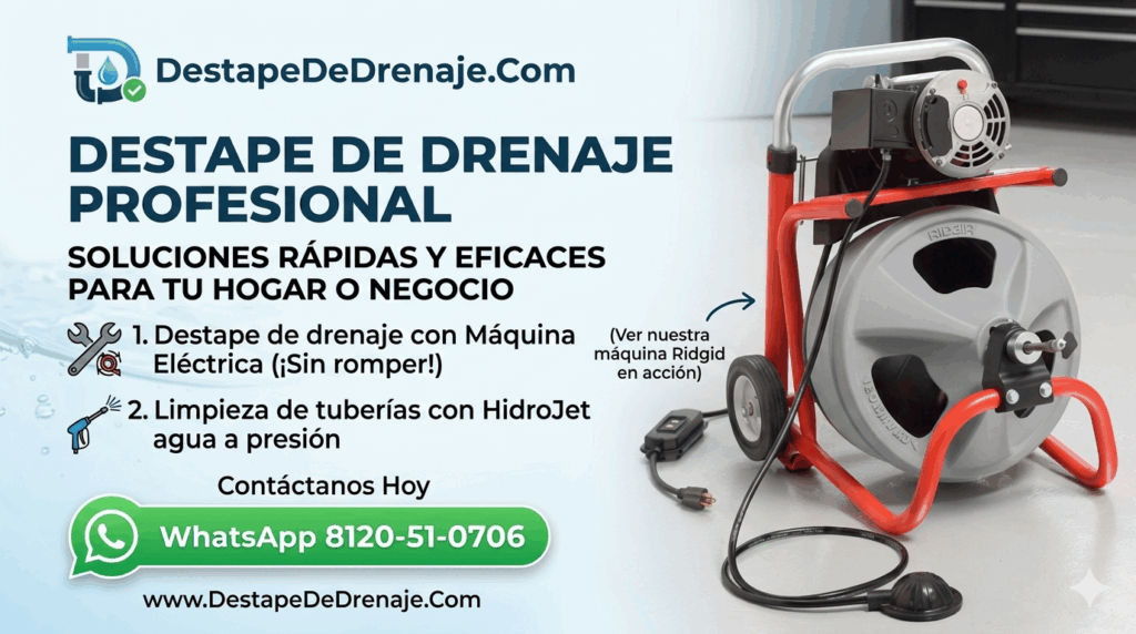 Destape de drenaje